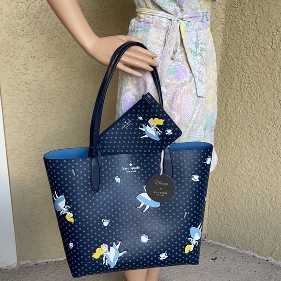 Kate Spade disney x kate spade new york alice in wonderland tote bag